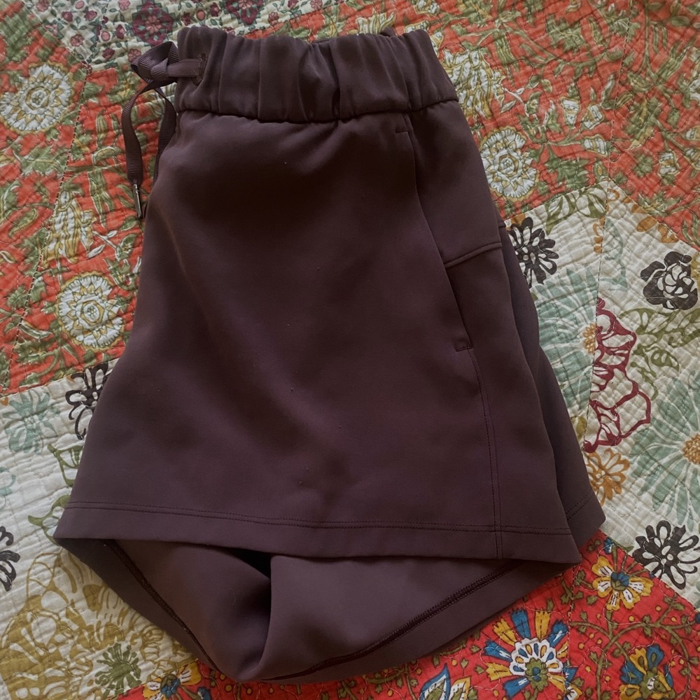 Brown Lululemon shorts